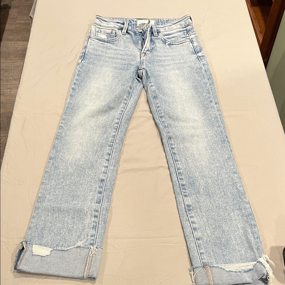 Classic Light Blue Straight Leg Women's Jeans